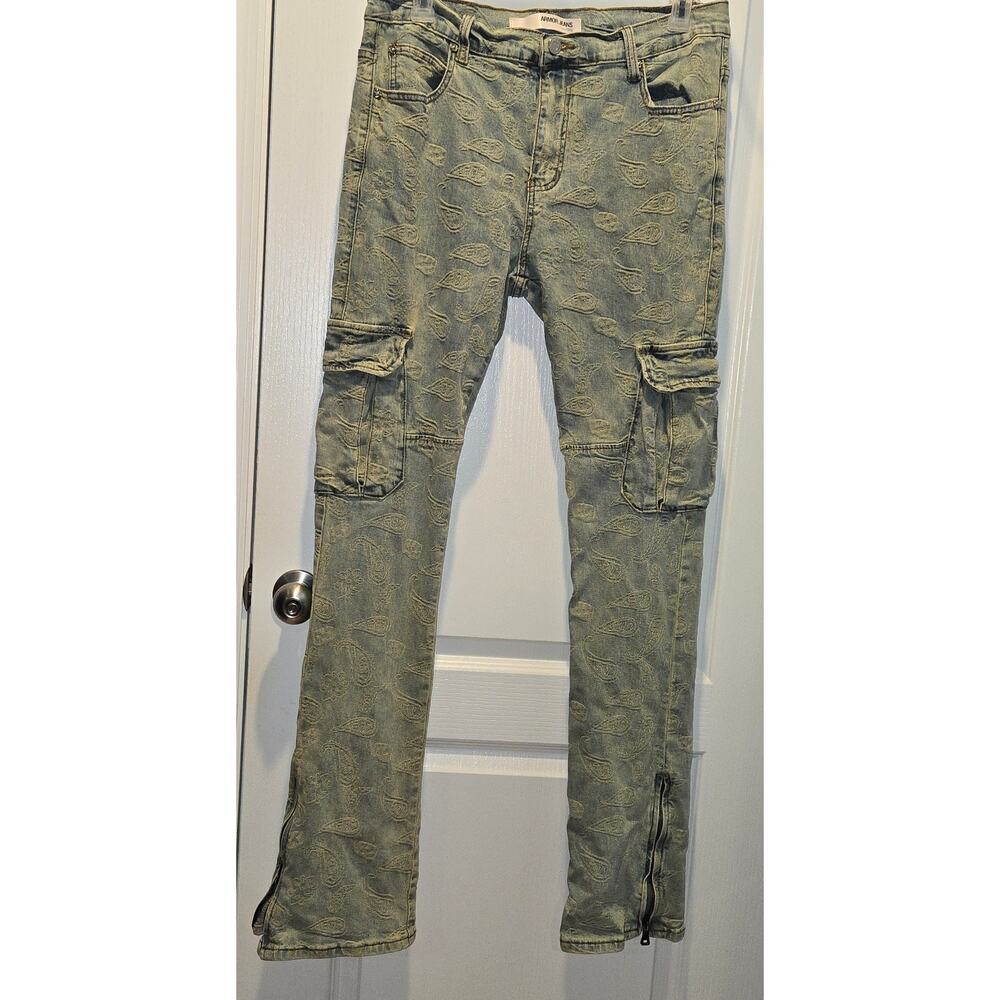 Armor Jeans Baisley Stacked denim 36x36 cargo
